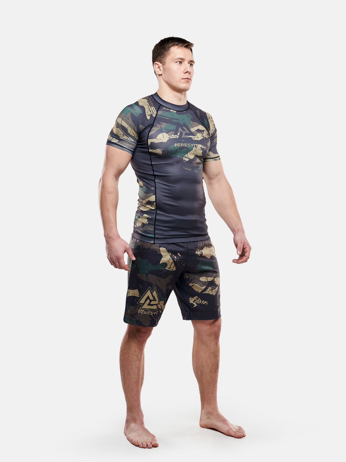 Peresvit Grunge Camo Short Sleeve Rashguard, Photo № 6